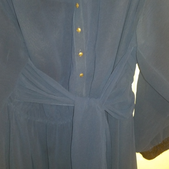 Blue Dress with lace - Picture 8 of 8